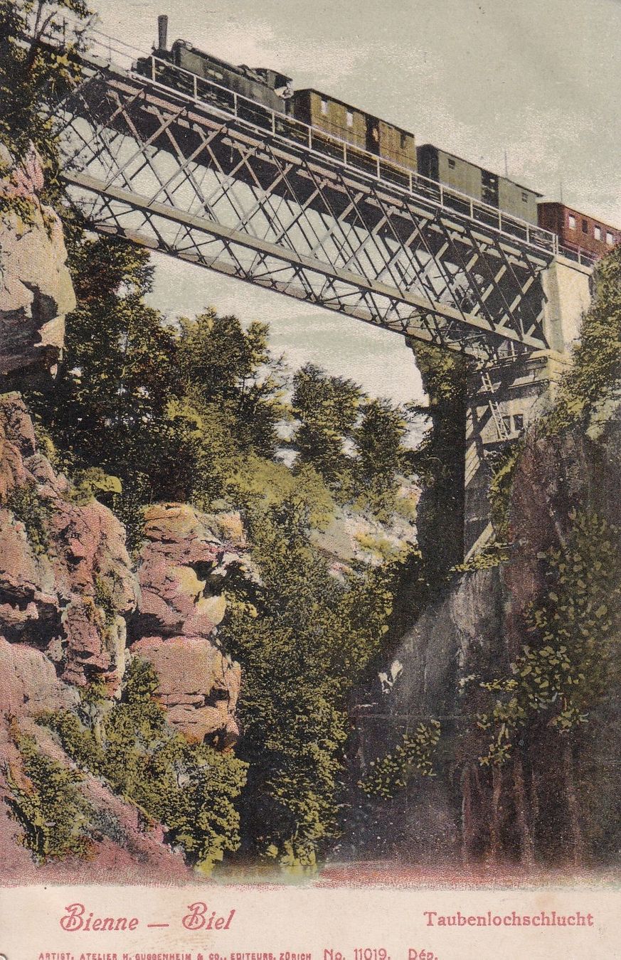 Ansichtskarten: Bienne – Gebraucht aus Ste-Croix von Atir44