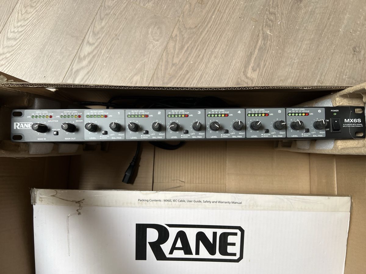 Rane Mischpulte: Rane MX6S Mixer with Signal Splitter Functionality – Gebraucht aus Goldau von ecko08