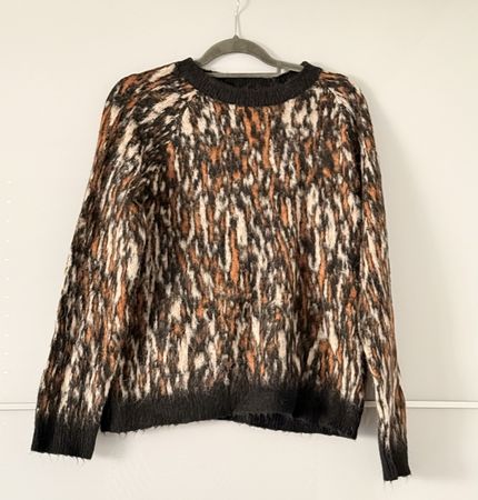 DILVIN, Pullover, Gr.M-L, braun/schwarz/beige