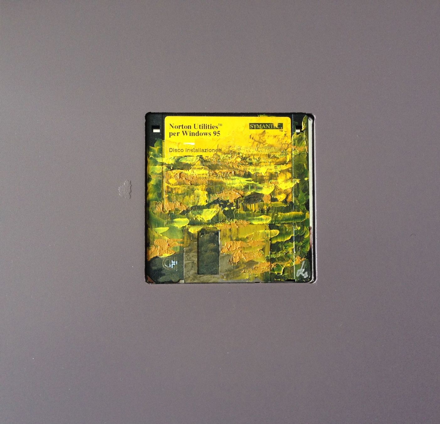 Tableaux: TECNICA MISTA SU FLOPPY DISK – Neuf (Voir description) à PARADISO par pin_vlj8 1