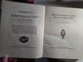 Handbuch Kunstwissenschaft  ital. Plastik limit. Nr.11/90