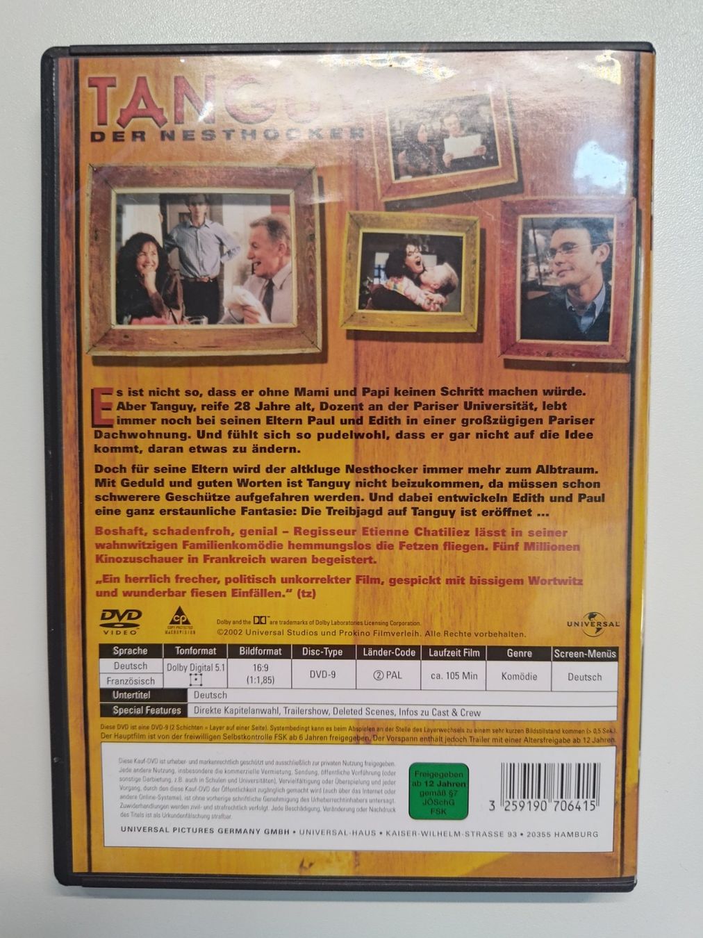 Tutti i DVDs: TANGUY – Usato da Liestal venduto da Kratzilla 2