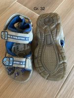 Sandalen Gr. 32 grau-blau