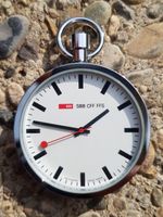SBB CFF FFS Taschenuhr Mondaine Bahnhofuhr Design Klassiker