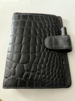 Kalbsleder Organiser mit Krokooptik, B 13 / H 19 cm