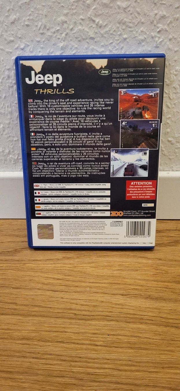 Sony Giochi: PS2 - Jeep Thrills – Usato da Münsingen venduto da Heroism2010 1