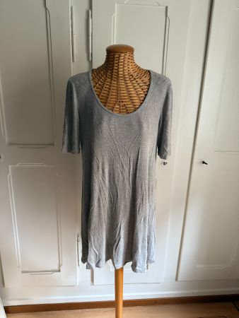 AMERICAN APPAREL - Kleidchen hellgrau gerippt XS
