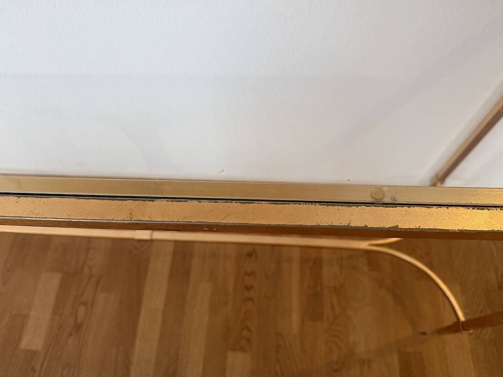 Tavoli: Eleganter Konsolentisch aus Glas & Gold – Usato da Niederwil AG venduto da mar_s9sz 3