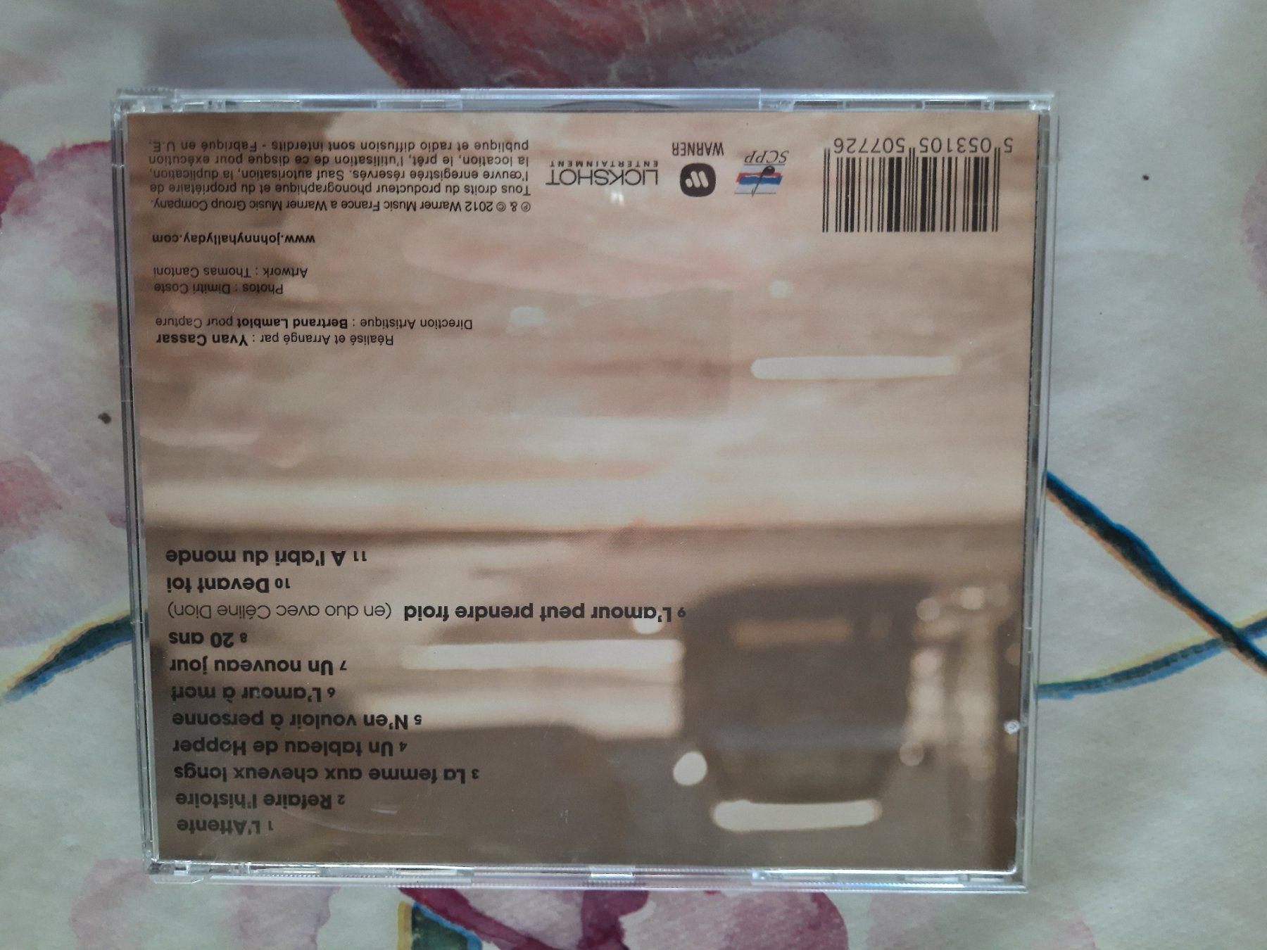 CD: CD Johnny Hallyday - L'attente – Usato da Pully venduto da bro_n52j 1