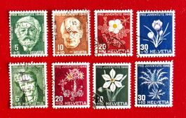 PRO JUVENTUTE SATZ 113 -116 1945, SATZ 117 - 120 1946 GEST.