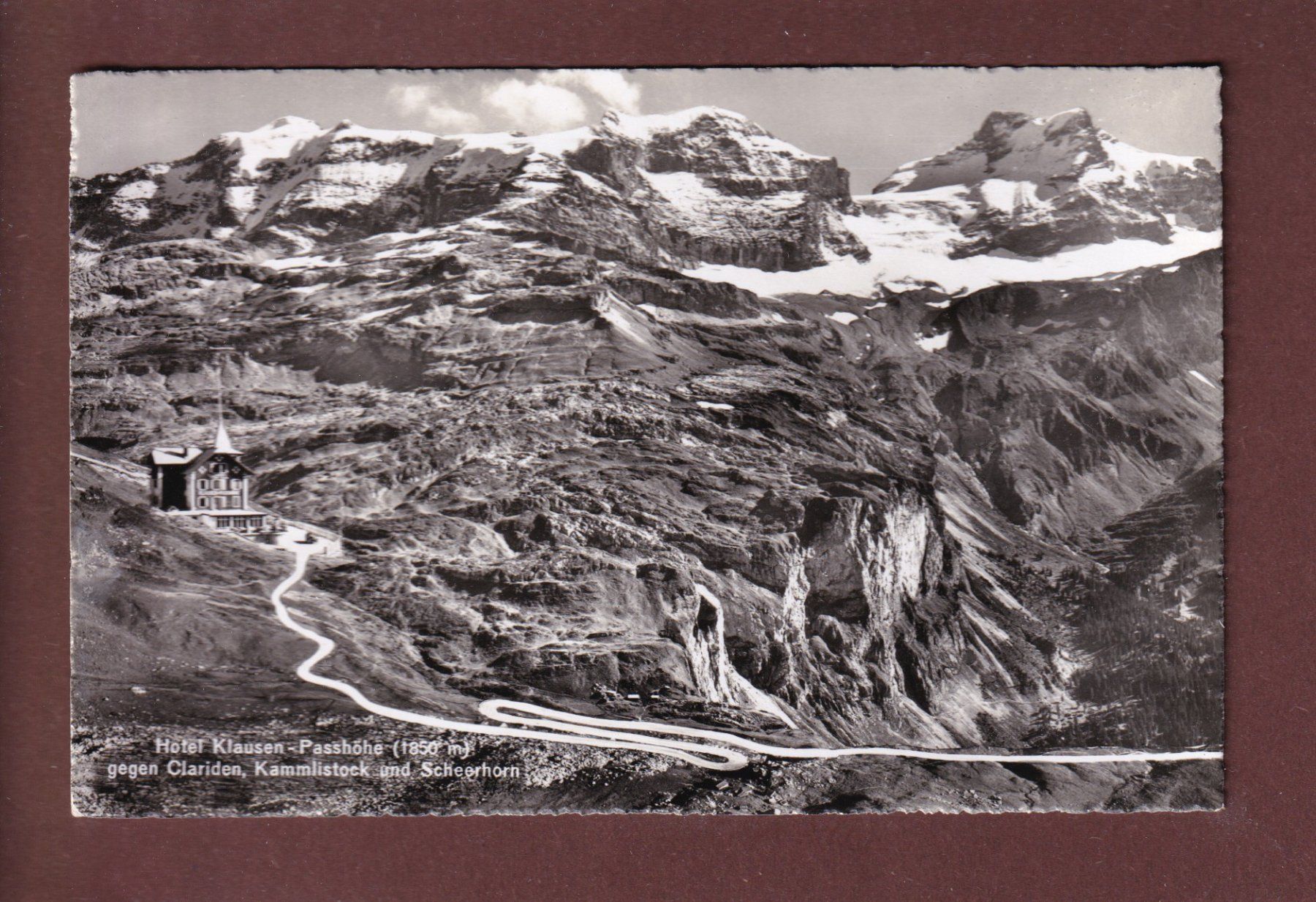 Cartoline postali: Hotel KLAUSEN-PASSHÖHE – Usato da Pully venduto da nicecards