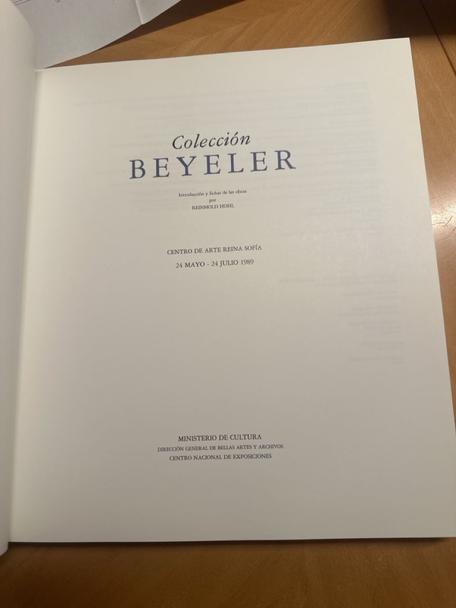 Riviste & Magazine: Sammlung Beyeler Kataloge mit Plan vom Museum – Usato da Saanen venduto da Mikeman2 7