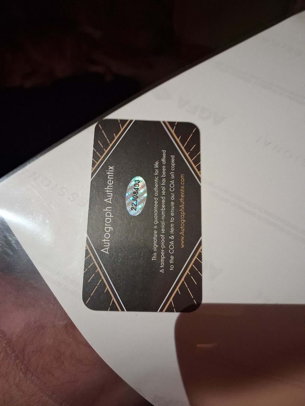 Autografi: The Rock "dwayne johnson" original Signed – Nuovo e nell'imballaggio originale da Aarburg venduto da bos_l99q 1