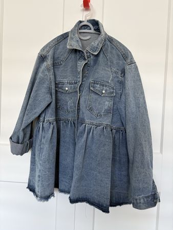 Coole Jeansjacke im Lagenlook Gr. XXl Frühlingsmodisch!