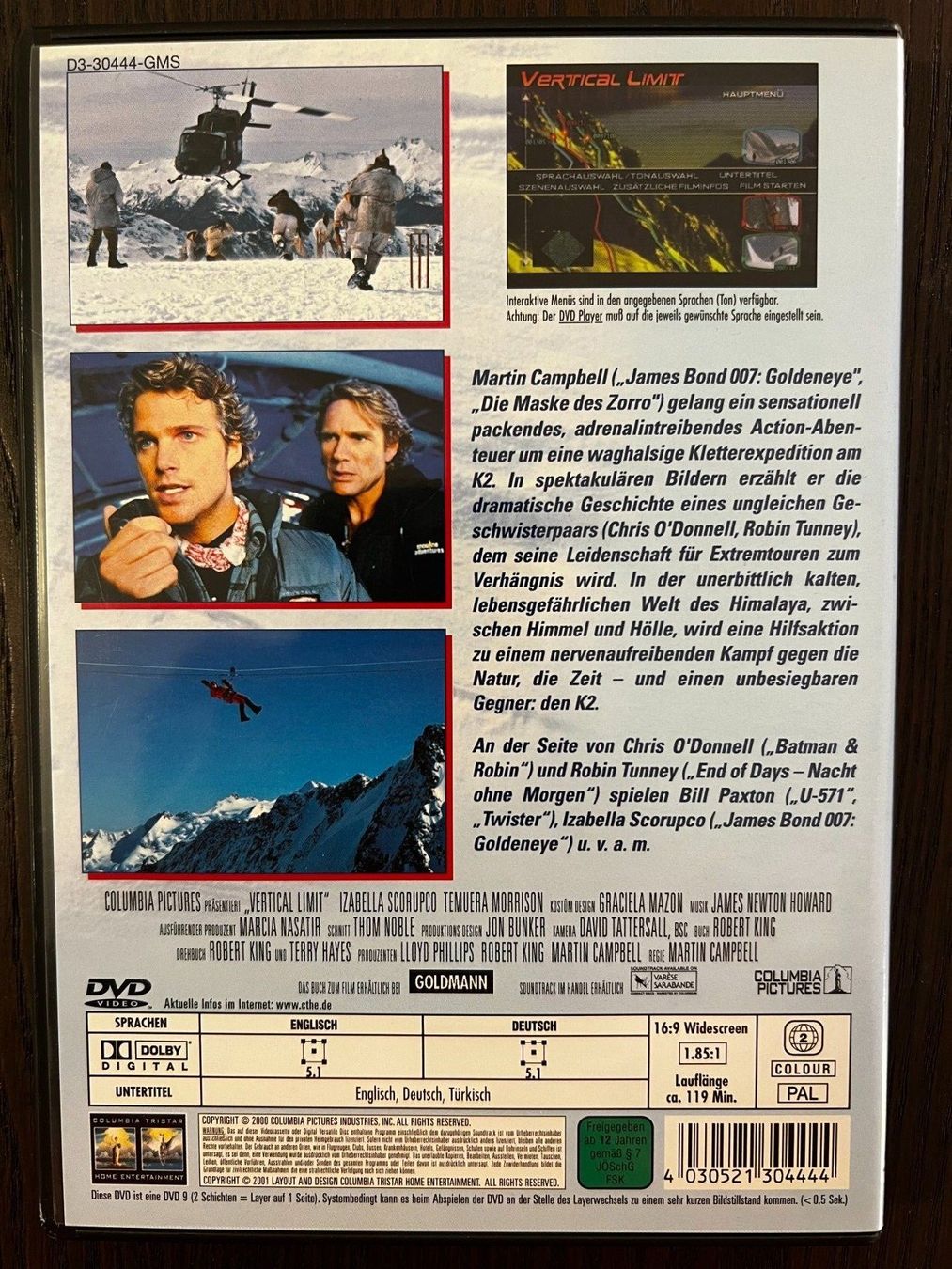 Tous les DVDs: Vertical Limit – D'occasion à Zürich par FilmFreunde 1