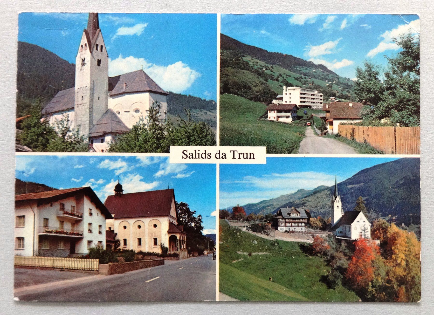 Ansichtskarten: Salids da Trun – Defekt aus Fétigny von Billy2miny