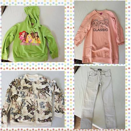 Kleidung Set Mädchen Sweatshirt Bluse Hose Jeans Weste