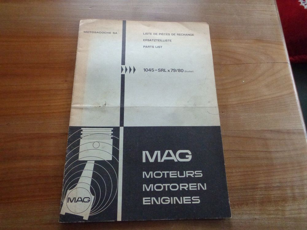 MagMotor 1045SRL Ersatzteilliste Kaufen auf Ricardo