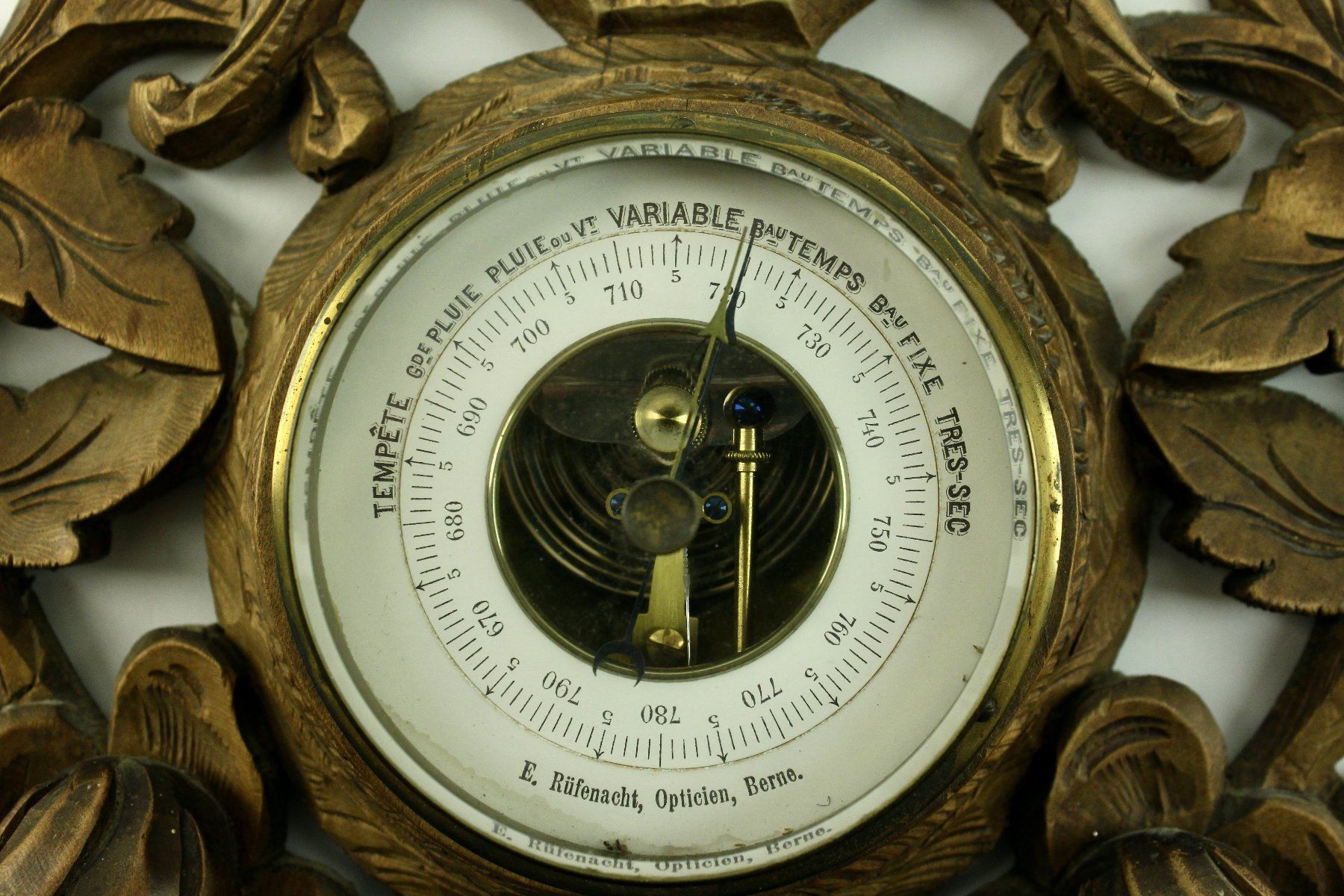 Sonstige antike Technik & Geräte: ANTIKER BRIENZER BAROMETER MIT QUECKSILBER THERMOMETER. – Gebraucht aus Grandcour von Flowerstyle 5