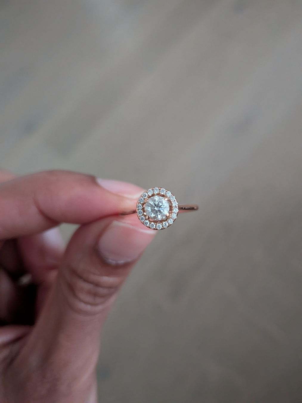 Anelli: Forever Mark Rose Gold Diamond Ring – Usato da Morges venduto da dhi_y2qk 1