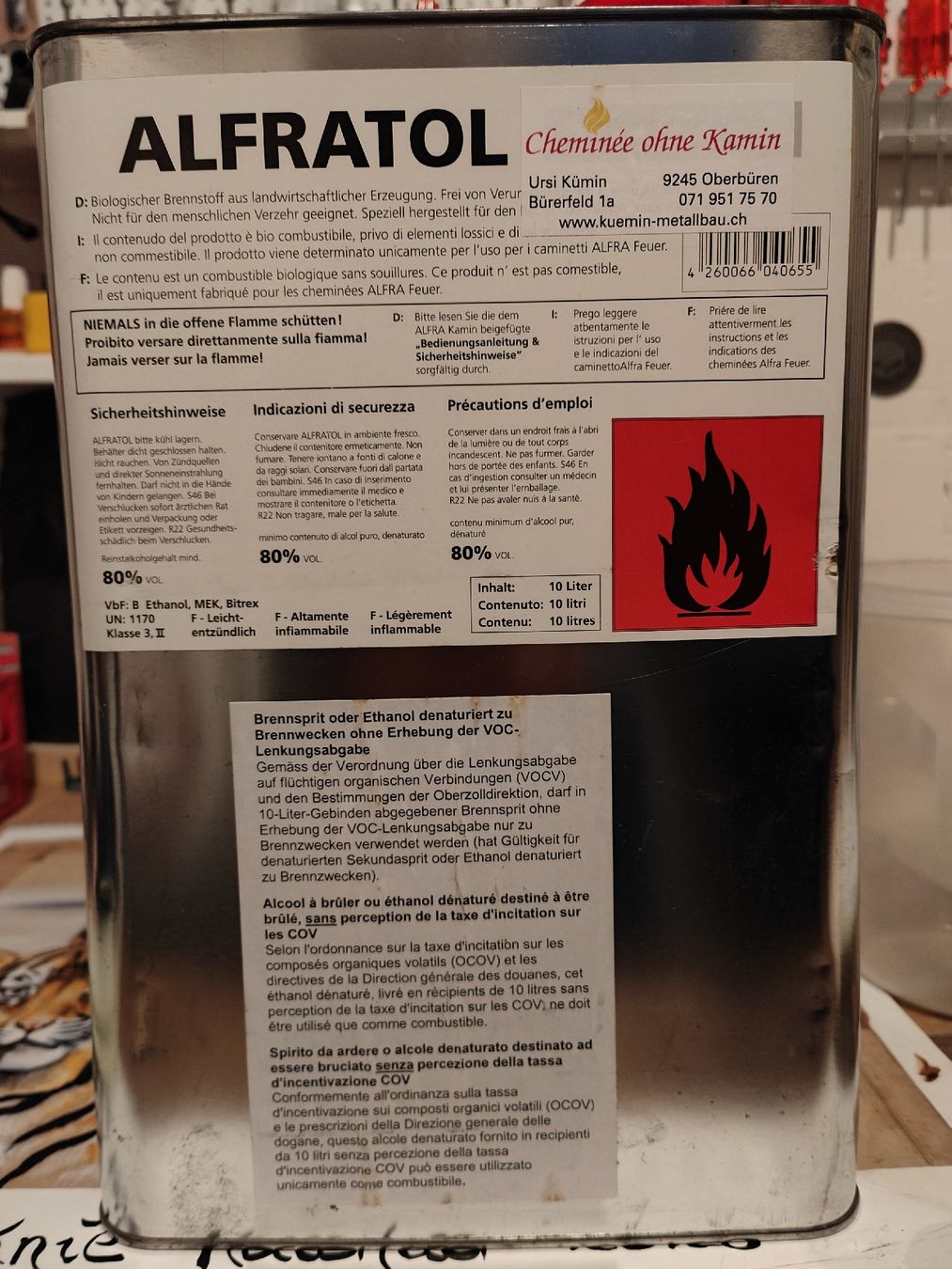 Cheminée: Ethanol Brenner – Gebraucht aus Horw von danif360 4