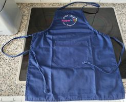 Tupperware Kinderschürze Petit Chef blau mit Tasche wie NEU