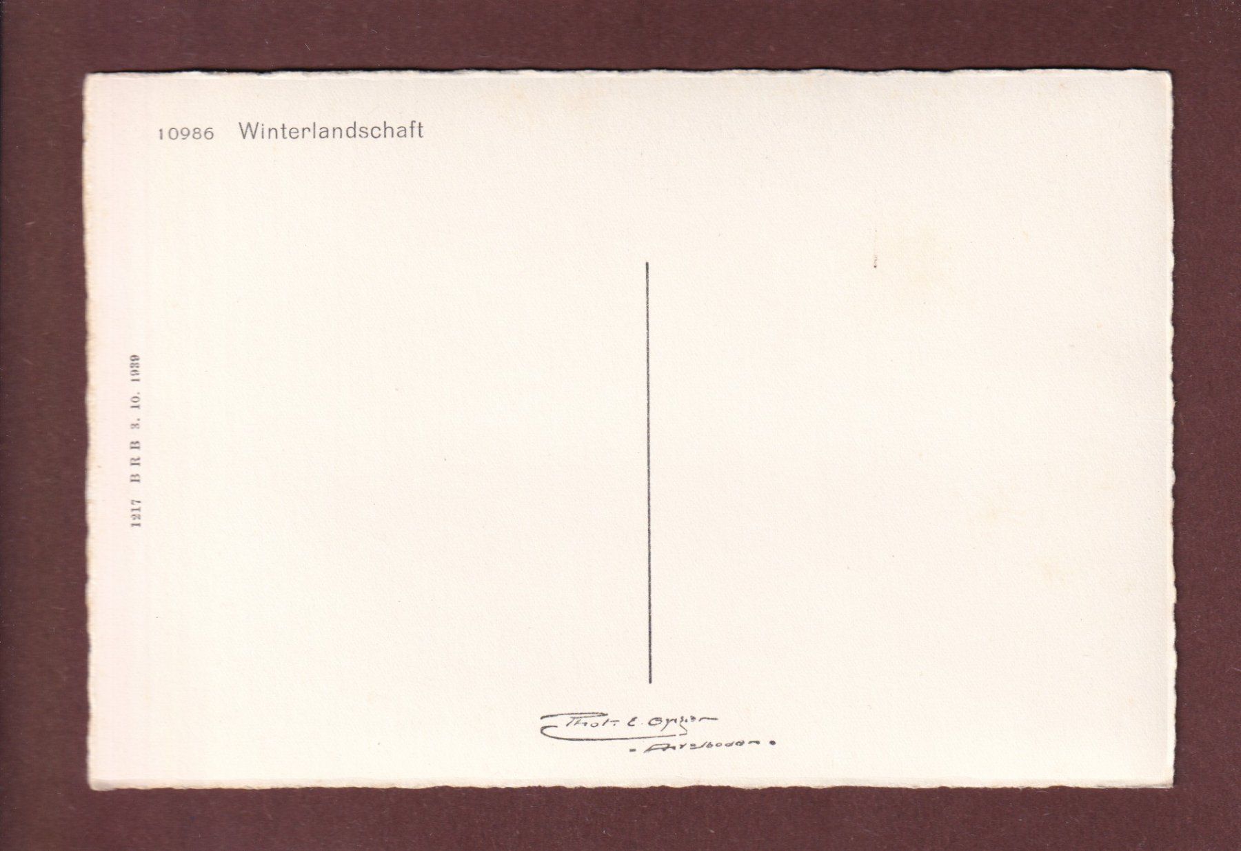 Cartoline postali: WINTERLANDSCHAFT - E. Gyger – Usato da Pully venduto da nicecards-shop 1