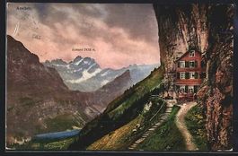 Aescher, Wildkirchli mit Blick zum Altma