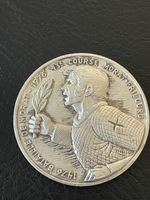 Rare Fribourg Silver Medal, 43rd Morat-Fribourg, 1976, 50gr