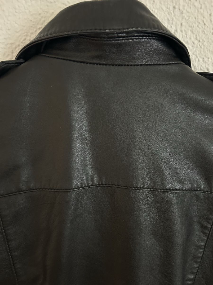 Mango Giacche: Mango MNG Echtleder Jacke, Gr. M, Schwarz – Usato da Nebikon venduto da icon.vintage 6