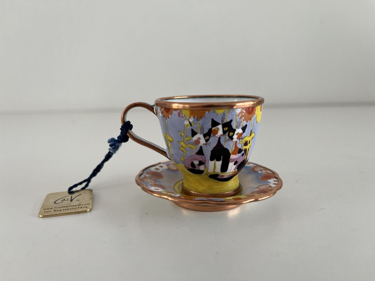 Toutes les décorations: Original Charlotte di Vita Tässchen mit Teller – D'occasion à Wetzikon ZH par seli03 4