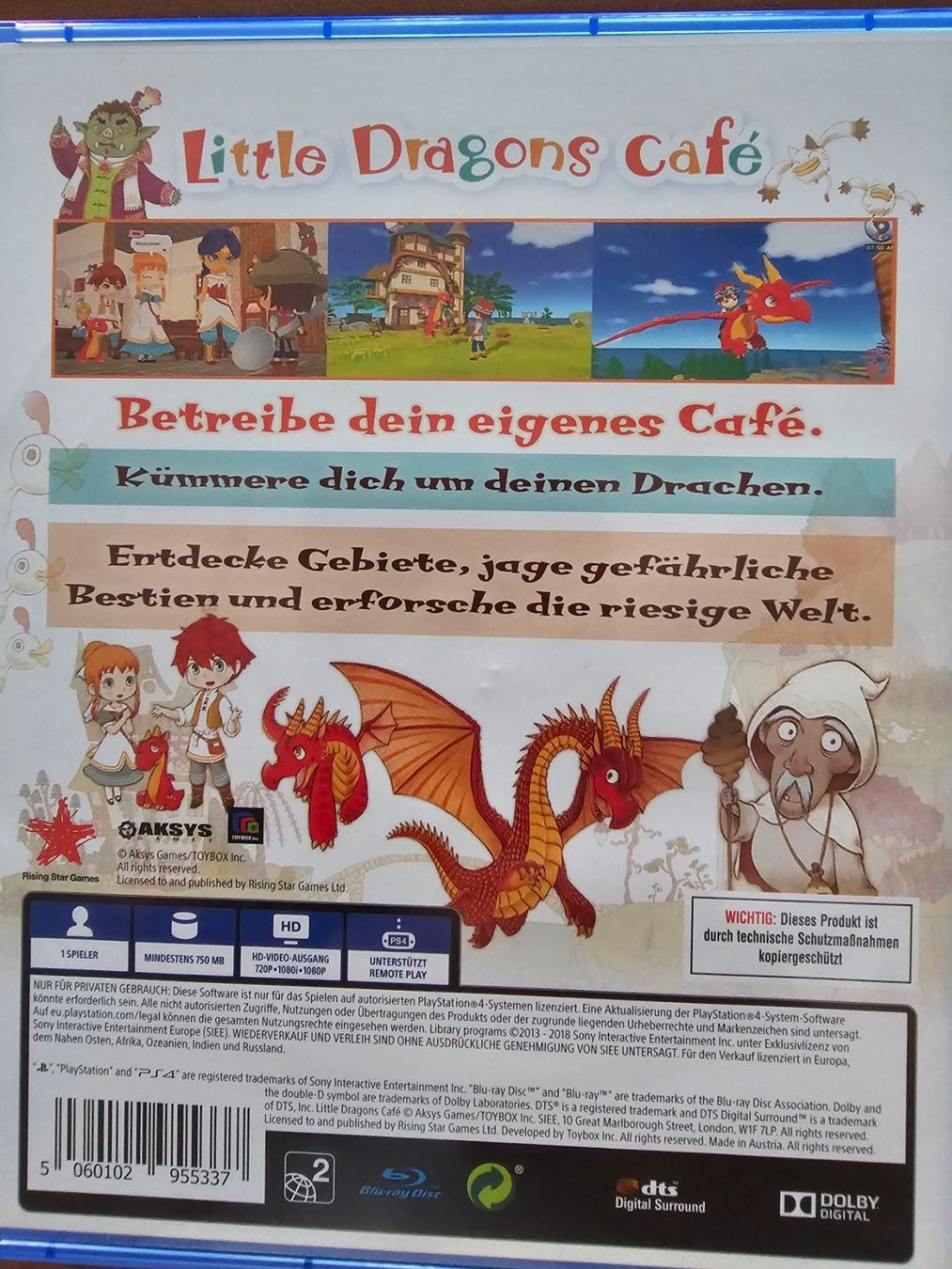 Sony Giochi: Little Dragons Café  - PS4 – Nuovo (secondo la descrizione) da Bütschwil venduto da Taranabo 1