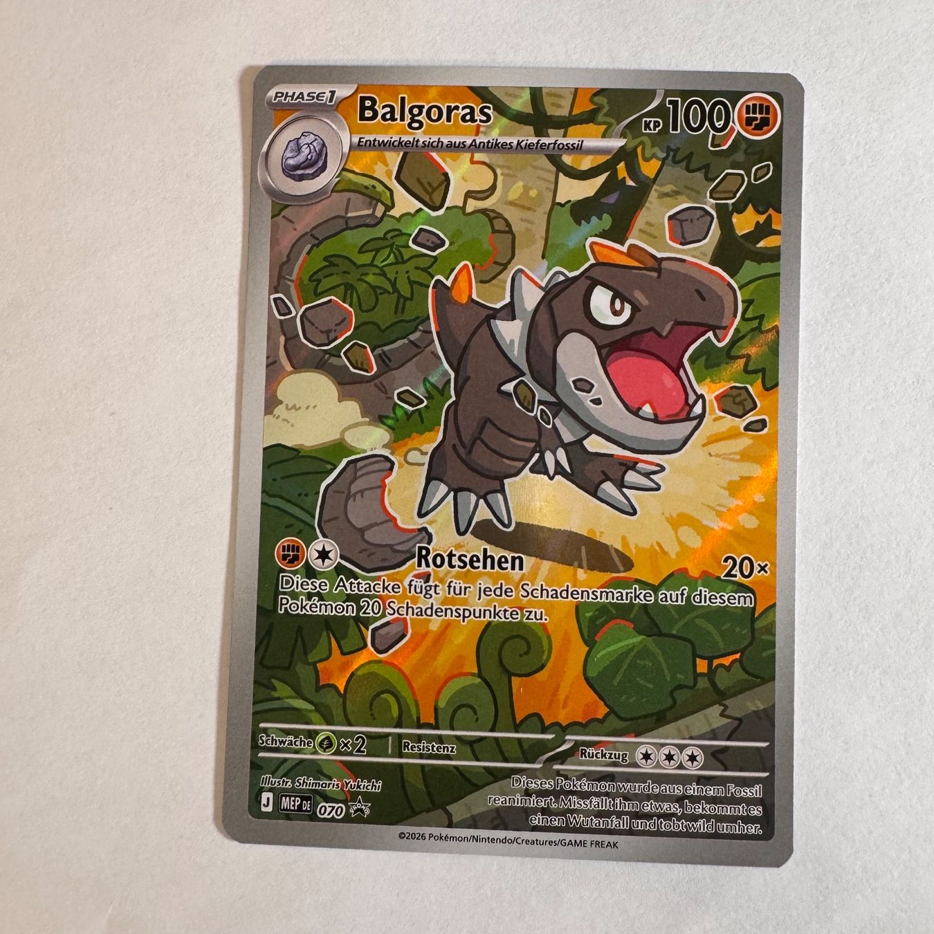 Pokémon Carte collezionabili: Pokémon - Tyrunt - MEP Promo 70 - DE – Nuovo (secondo la descrizione) da Staad SG venduto da miaCards
