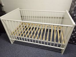 Babybett weiss 140x70cm
