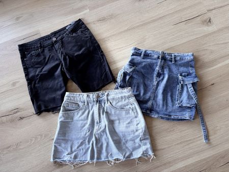 Dreier Set Sommer Rock und Shorts Grösse S