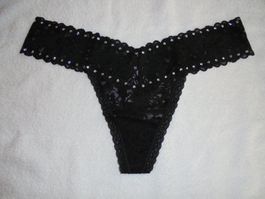 VICTORIA'S SECRET LACIE THONG, L, NEU, MIT GLITZERSTEINEN...