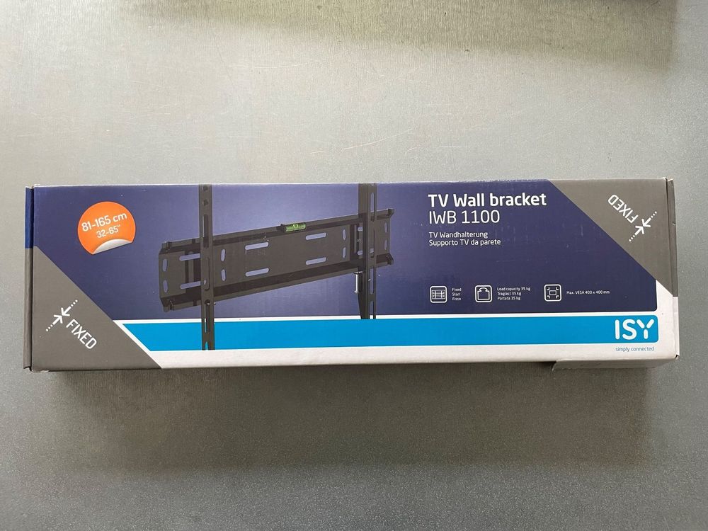 ISY IWB 1100 - TV-Wandhalterung (32 " bis 65 "), Schwarz | Kaufen auf ...