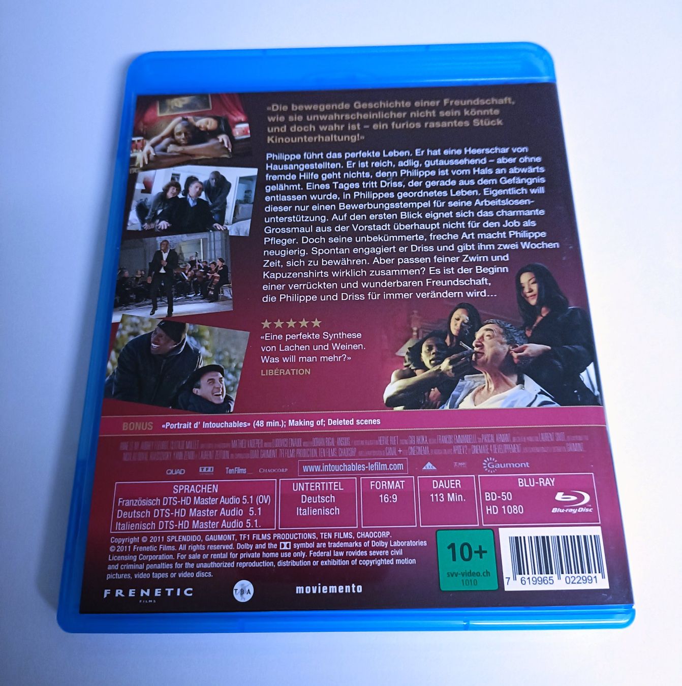 Tutti i DVDs: Intouchables - Ziemlich Beste Freunde – Usato da Köniz venduto da Movieportal007 1