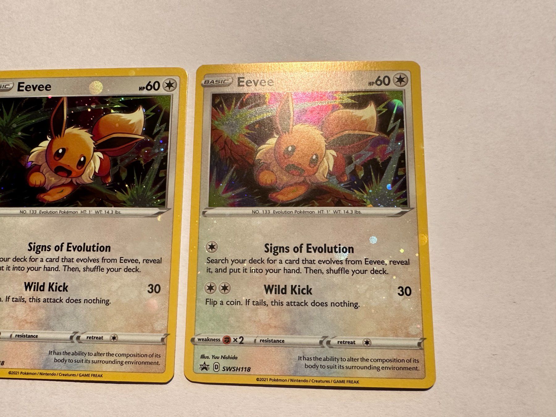 Pokémon Carte collezionabili: Eevee holo bleed SWSH Promo Set EN – Usato da Hagendorn venduto da Pokecollectorch 3