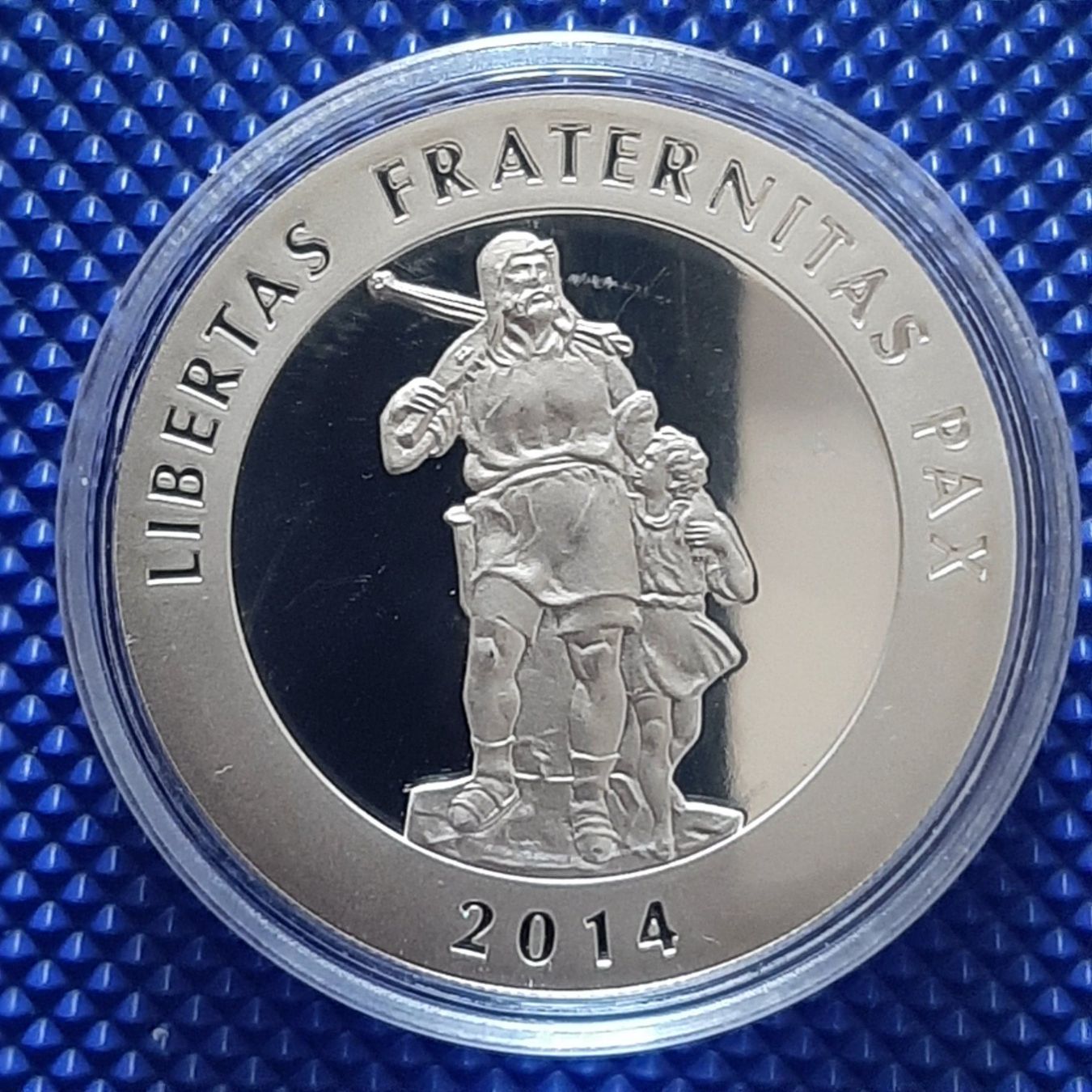 Alle Münzen: Helvetia Hans 2014 1 oz Argent – Neu und originalverpackt aus Carouge GE von cecob0909