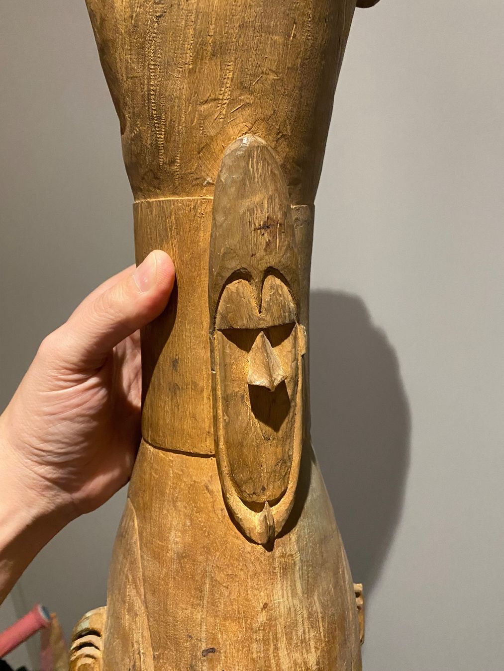 Strumenti musicali: Superbe tambour océanien – Usato da Grand-Lancy venduto da sellart 1