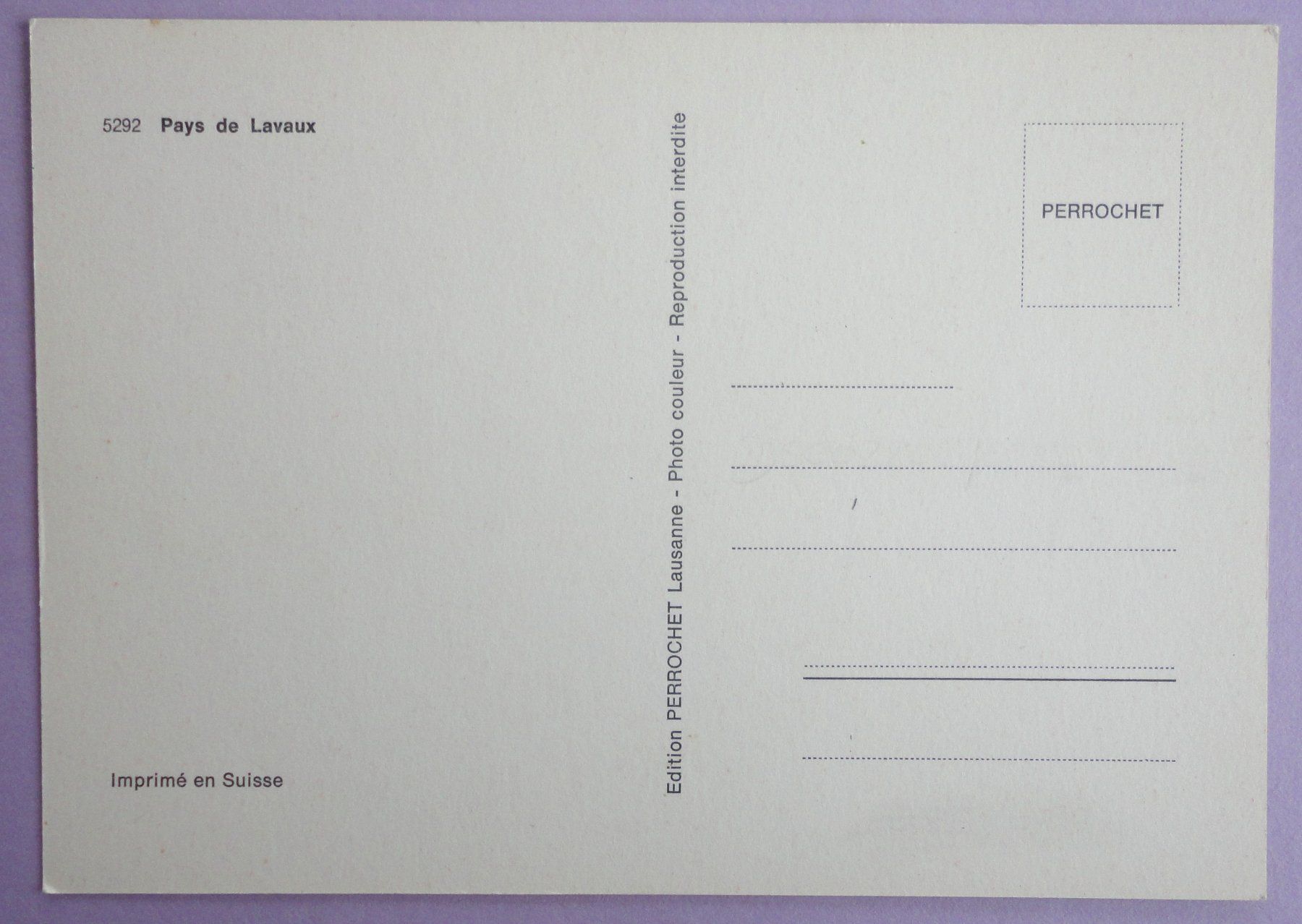 Cartoline postali: Pays de Lavaux – Usato da Fétigny venduto da Billy2miny 1