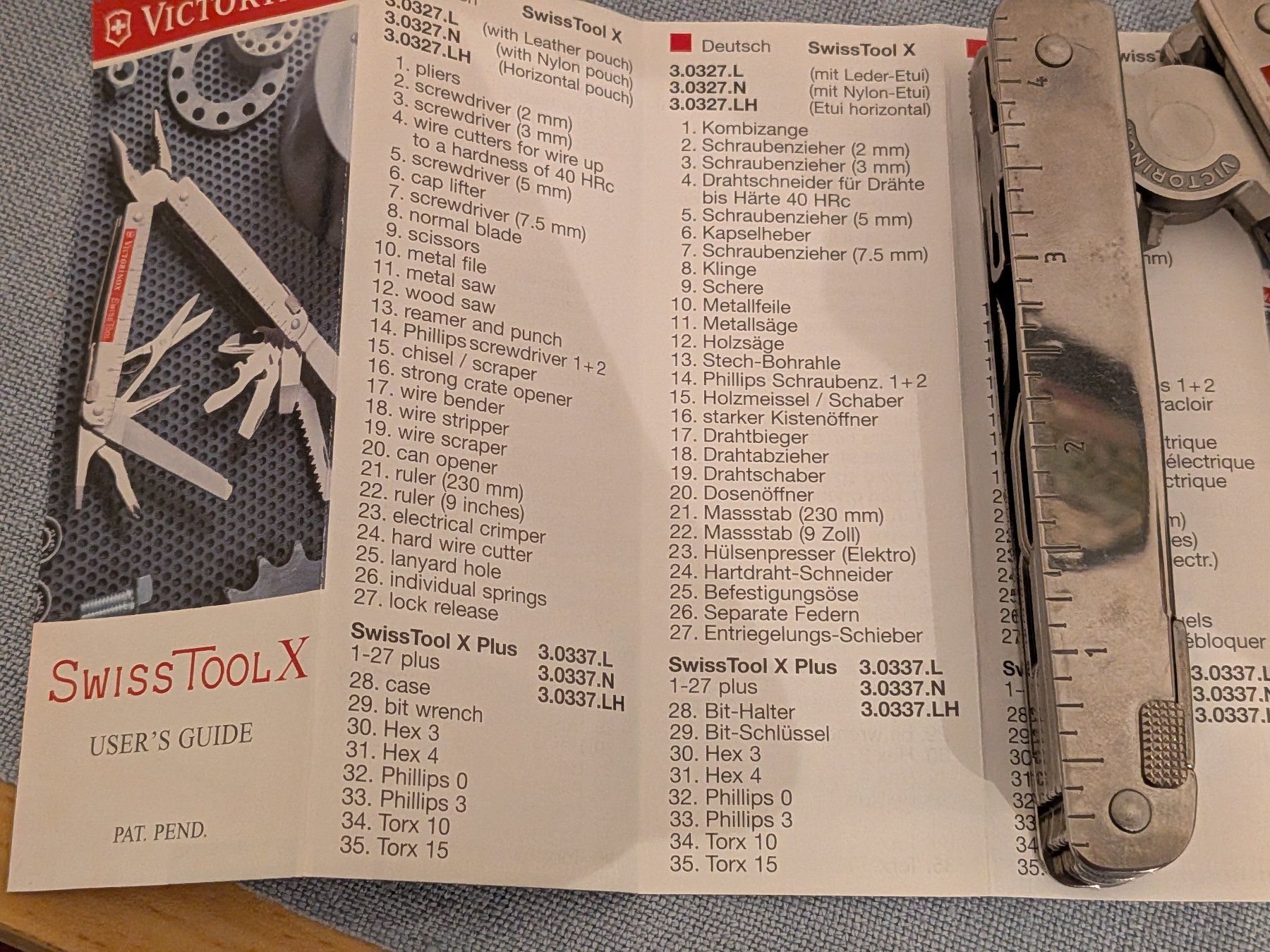 Victorinox Tutti gli attrezzi: Victorinox Swiss Tool X – Nuovo e nell'imballaggio originale da Wädenswil venduto da Mamacita60 1