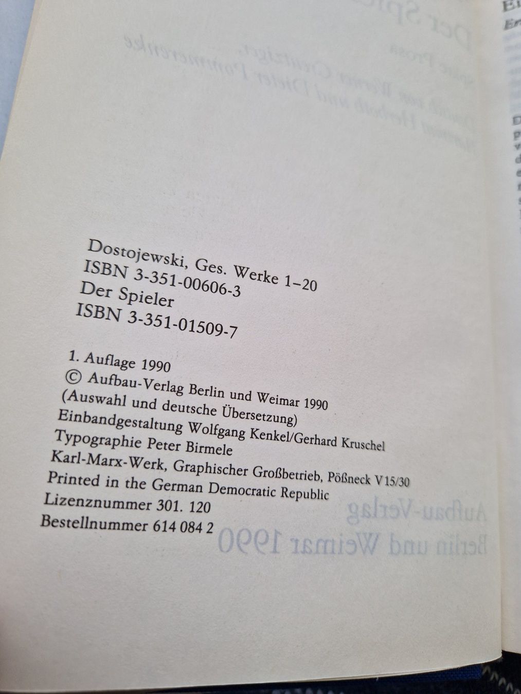Bücher: Buch "Der Spieler - Späte Prosa" Dostojewskij – Neu (gemäss Beschreibung) aus MUEHLAU von ibo_5c7d 1