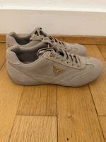Guess Sneaker beige Veloursleder