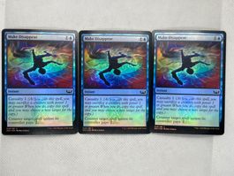 3x Make Disappear Foil Karten Magic The Gathering