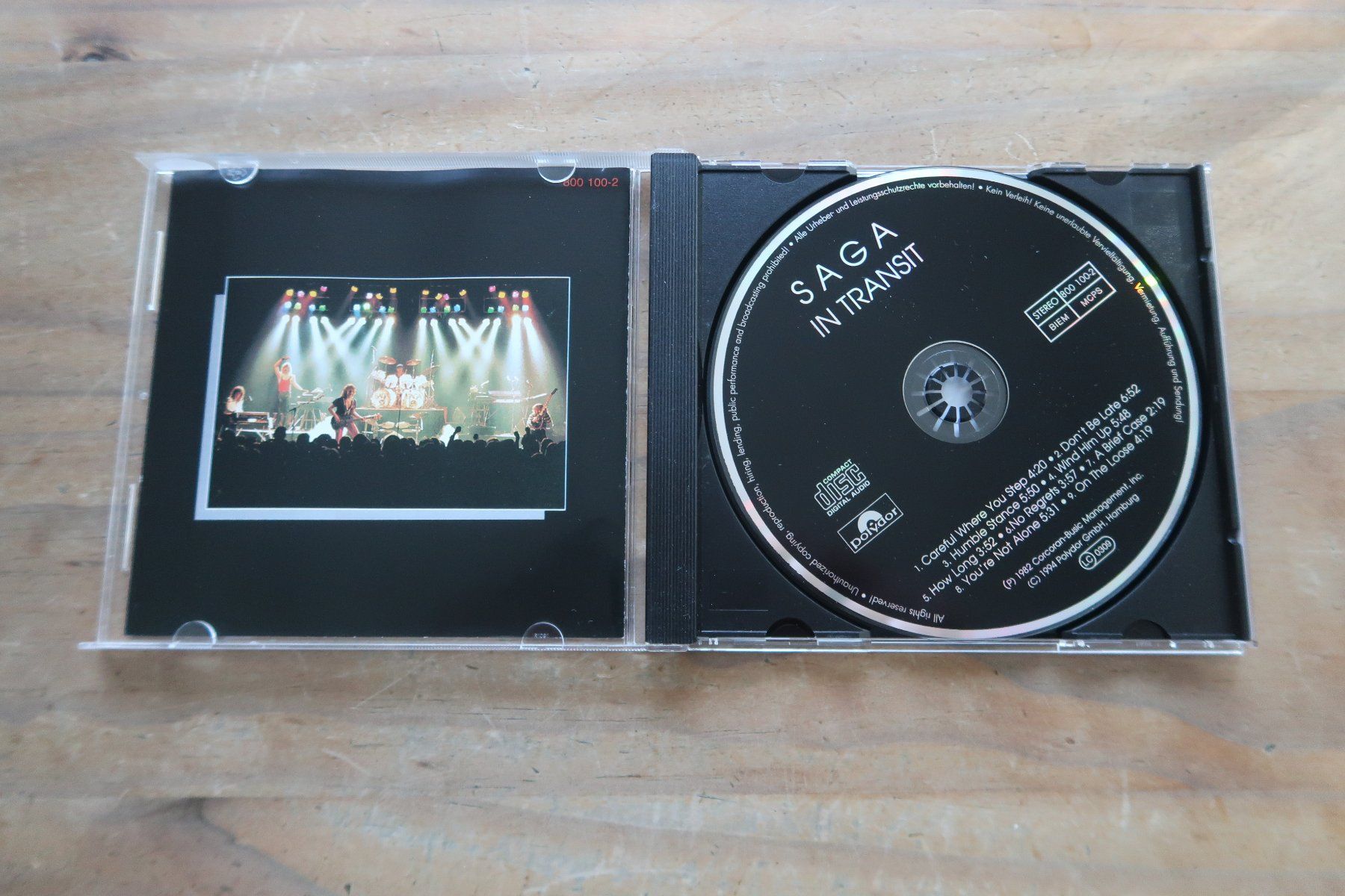 CD: SAGA - IN TRANSIT - CD – Usato da Basel venduto da Patiscat 3