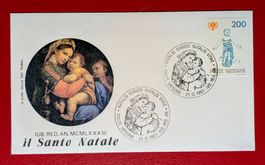 VATIKAN SANTO NATALE WEIHNACHTEN SONDERSTEMPEL 25.12.1983