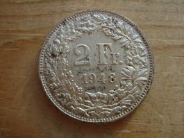 (S) 2 Franken 1948 UNZ-