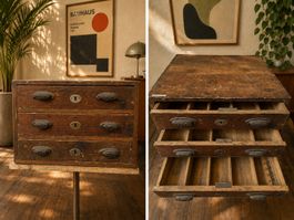 Antike Tischkommode um 1900 – Schubladenkommode / Brocante